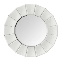 Wohnen Polygon Designspiegel in Silber - Ymer