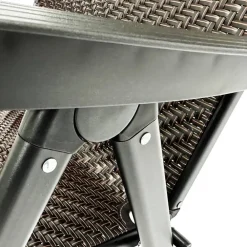 Wohnen Polyrattan Gartenstühle in Schwarz-Braun - Lucasz (2er Set)