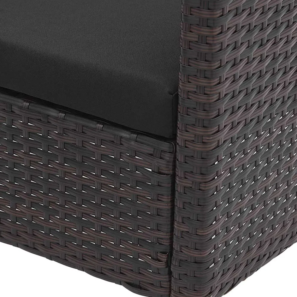 Wohnen Polyrattan Tischgruppe für 2 Personen - Eneriffo (dreiteilig)