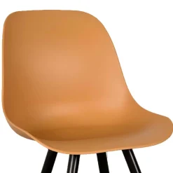 Wohnen Skandinavische Möbel|Stühle*PP Schalenstühle in Ocker - Sayetton (2er Set)