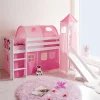 Kinder Wohnen Prinzessin Hochbett Musashi mit Rutsche
