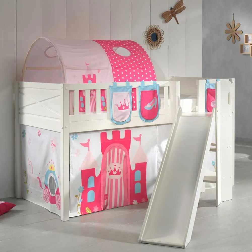 Wohnen Prinzessin Rutschbett mit schräger Rutsche - Later