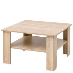 Wohnen Quadrat Sofatisch in Holz Nachbildung - Zero