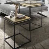 Wohnen Telefontische*Quadratische Beistelltische in Gold - Miaoly (zweiteilig)