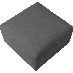 Wohnen Quadratischer Couchhocker in Anthrazit - Telrama