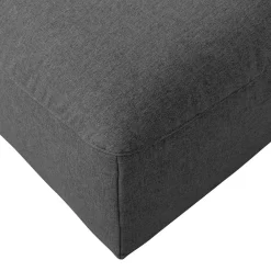 Wohnen Quadratischer Couchhocker in Anthrazit - Telrama