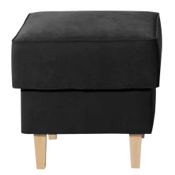 Wohnen Barhocker|Hocker*Quadratischer Couchhocker aus Velours - Lirionica