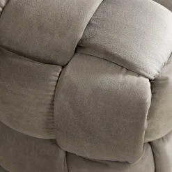 Wohnen Quadratischer Hocker in Flechtoptik - Malivia