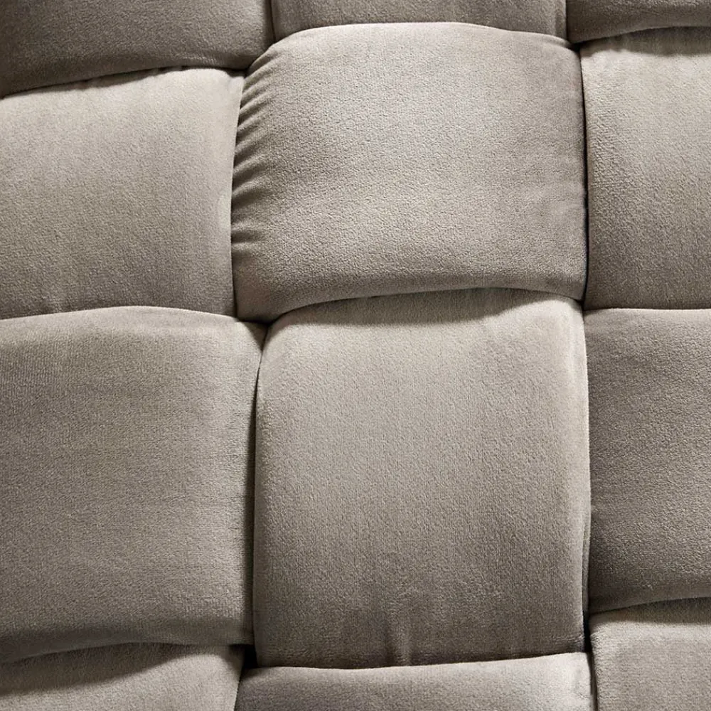 Wohnen Quadratischer Hocker in Flechtoptik - Malivia