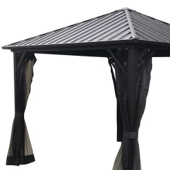 Wohnen Quadratischer Pavillon mit festem Dach - Blances