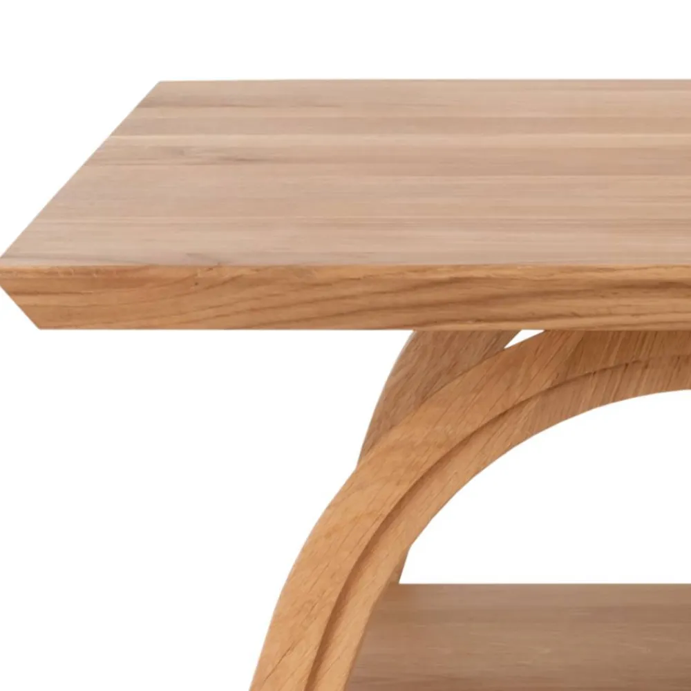 Wohnen Quadratischer Wohnzimmertisch aus Wildeiche - Fredellia