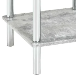 Wohnen Badregale|Wohnzimmer-Regale*Quadratisches Badregal Usavina mit Beton Dekor