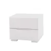 Wohnen Nachttische*Quadratsche Nachtkommode Flacono in Weiß