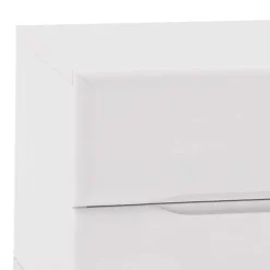 Wohnen Nachttische*Quadratsche Nachtkommode Flacono in Weiß