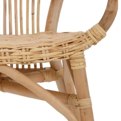 Wohnen Rattan Esszimmerstuhl in Beige - Titian (2er Set)