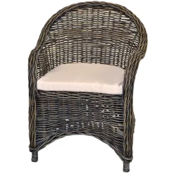 Wohnen Sessel|Rattanmöbel*Rattan Geflechtsessel im Landhausstil - Hamidy