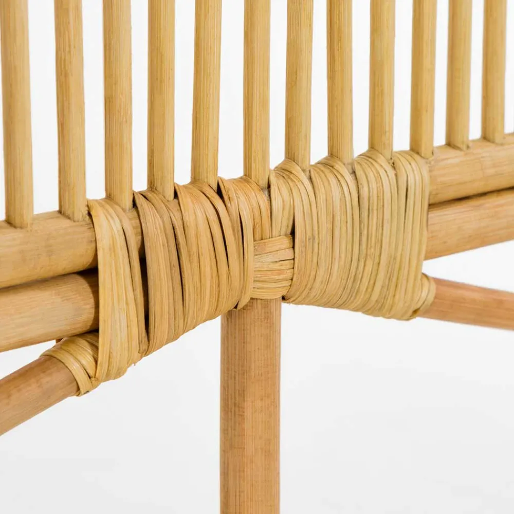 Wohnen Rattanmöbel*Rattan Kopfteil in Natur für Bett - Lucelo