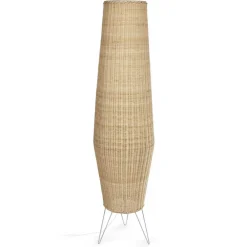 Wohnen Rattanmöbel|Lampen & Leuchten*Rattan Stehleuchte aus Geflecht in Beige - Abelonia