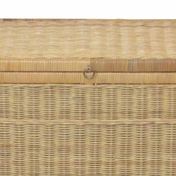Wohnen Holztruhen*Rattan Wäschetruhe Salzburg in Beige