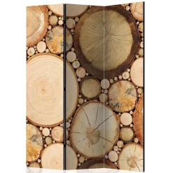 Wohnen Raumteiler mit Fotodruck Baumscheiben - Siska