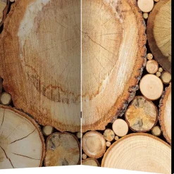 Wohnen Raumteiler mit Fotodruck Baumscheiben - Siska