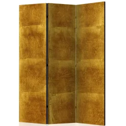 Wohnen Raumtrenner Paravent in Goldfarben bedruckt - Nikolav