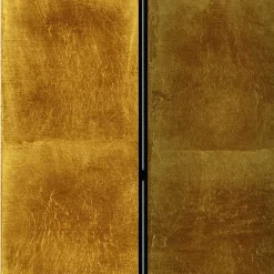 Wohnen Raumtrenner Paravent in Goldfarben bedruckt - Nikolav