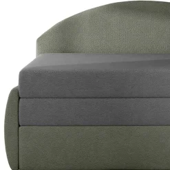 Wohnen Schlafsofas*Recamiere Bettcouch in Hellgrau und Grau - Seymour