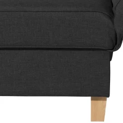 Wohnen Recamiere in Schwarz und Buche - Mikana