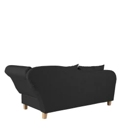 Wohnen Recamiere in Schwarz und Buche - Mikana