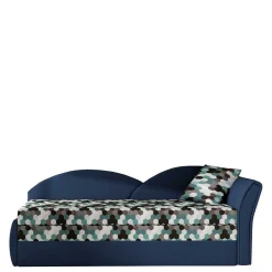 Wohnen Recamiere mit Bettfunktion mit mehrfarbigem Wabenmuster - Reading