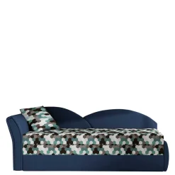 Wohnen Recamiere mit Bettfunktion mit mehrfarbigem Wabenmuster - Reading