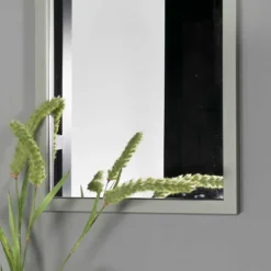 Wohnen Rechteckiger Flur Spiegel in Graugrün - Monterrey