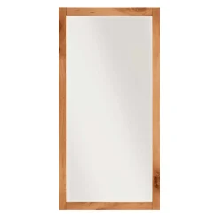 Wohnen Rechteckiger Spiegel mit Massivholz Rahmen - Dimphi