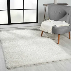 Wohnen Teppiche*Rechteckiger Teppich Brücke mit Hochflor - Pralina