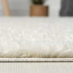 Wohnen Teppiche*Rechteckiger Teppich Brücke mit Hochflor - Pralina