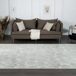 Wohnen Teppiche*Rechteckiger Teppich mit Spiral Muster - Pray