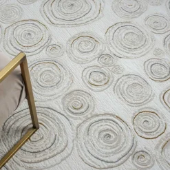 Wohnen Teppiche*Rechteckiger Teppich mit Spiral Muster - Pray