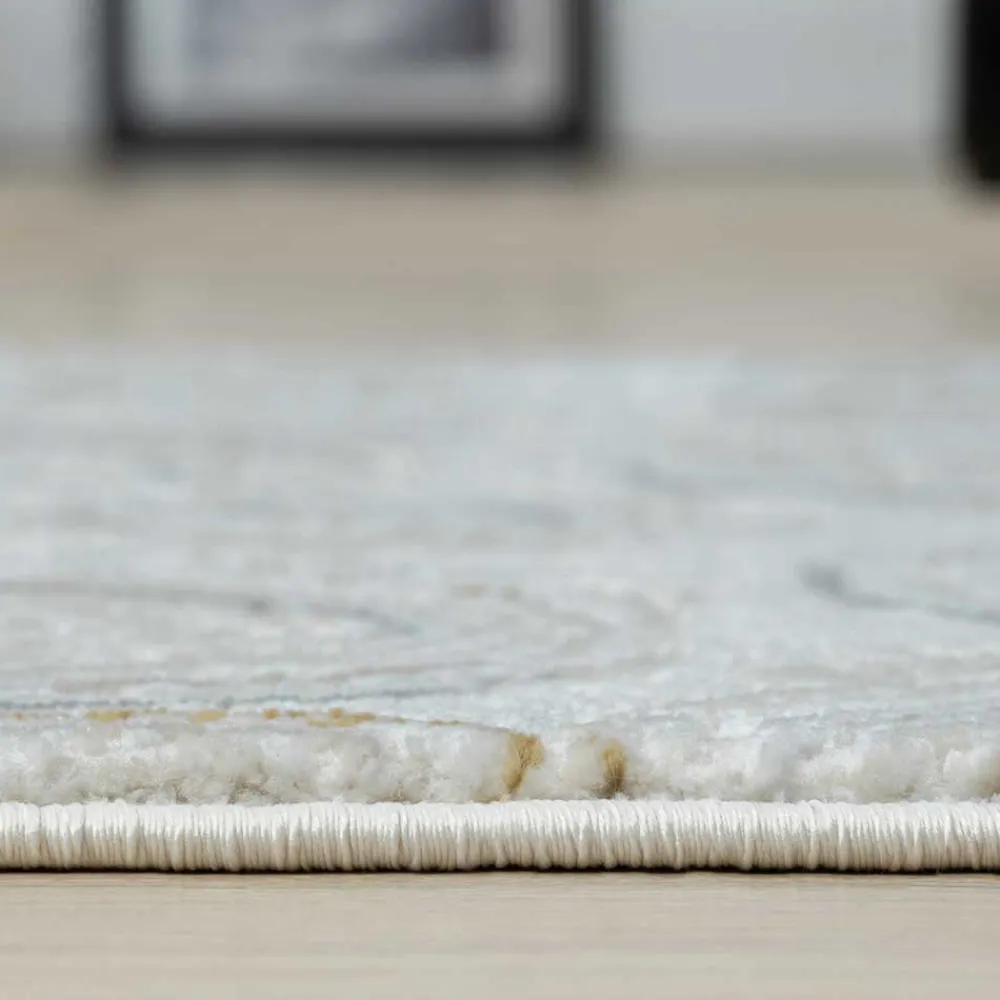 Wohnen Teppiche*Rechteckiger Teppich mit Spiral Muster - Pray