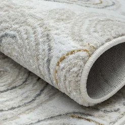 Wohnen Teppiche*Rechteckiger Teppich mit Spiral Muster - Pray