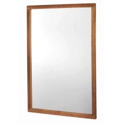 Wohnen Rechteckiger Wand Spiegel in Eiche Optik - Helvana