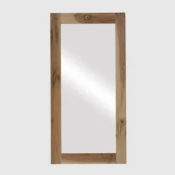 Wohnen Rechteckiger Wandspiegel mit Holzrahmen - Alsbetas