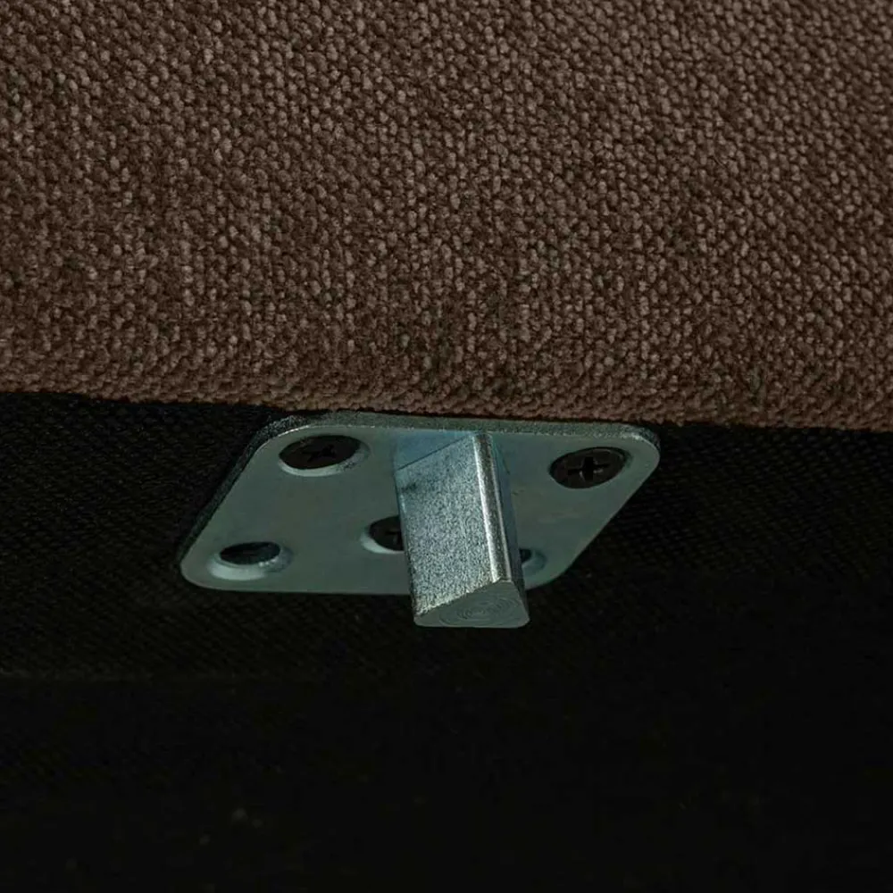 Wohnen Schwarze Möbel|Sofas*Rechtes Lounge-Element in Braun - Ravonia