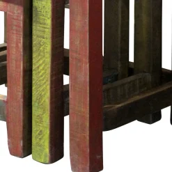 Wohnen Massivholzmöbel|Küchentische*Recyclingholz Dreisatztisch Shabby Style - Joe (dreiteilig)