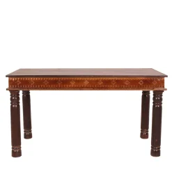 Wohnen Recyclingholz Esszimmertisch im Kolonialstil - Solapura