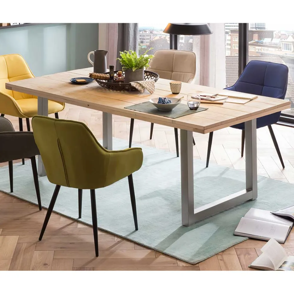 Wohnen Naturholzmöbel|Massivholzmöbel*Recyclingholz Tisch aus Fichte - Notana