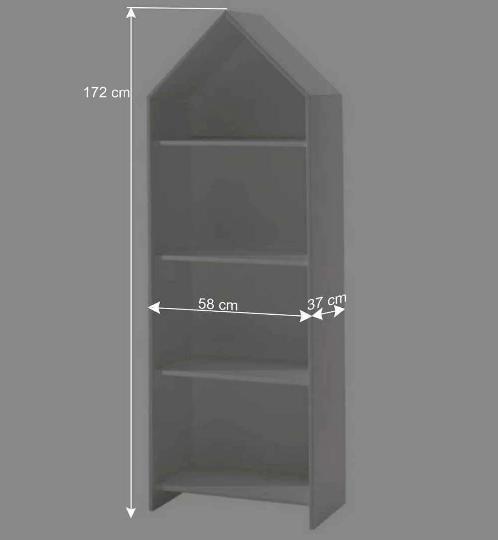 Wohnen Weiße Möbel|Kinderkleiderschränke*Regal & Schrank in Weiß & Grau - Indefiva (zweiteilig)