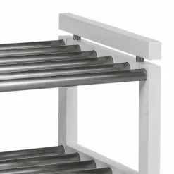 Wohnen Esszimmerregale|Regale*Regal für Schuhe in Weiß & Edelstahl - Gorfu