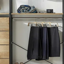 Wohnen Regal Garderobe mit 2 Stangen & 4 Schubladen - Amigo