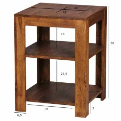 Wohnen Regal Hoslo mit drei Ablageflächen